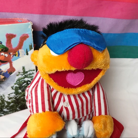 Vintage Sesame Street Ernie Backpack - Picture 2 of 8